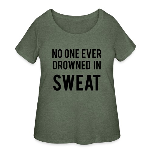 no one ever drowned in sw - Women's Curvy T-Shirt