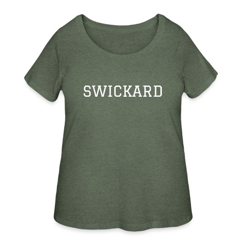 SWICKARD (WHITE) - Women's Curvy T-Shirt