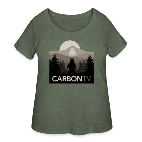 CarbonTV at Mountain Archery Fest - Women's Curvy T-Shirt
