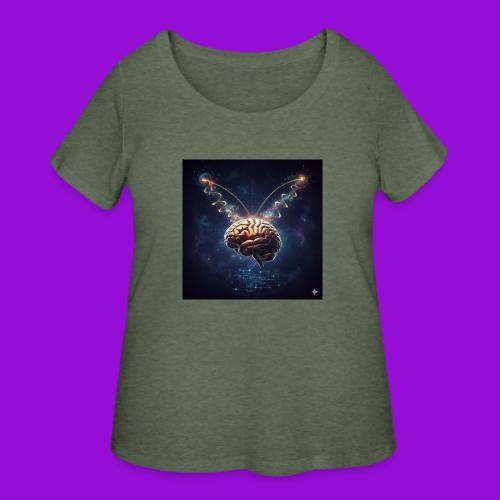 BrainTeas - Women's Curvy T-Shirt