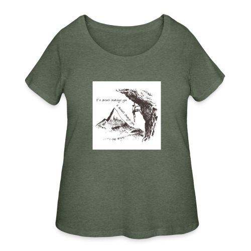 Mountain 1 - Women's Curvy T-Shirt