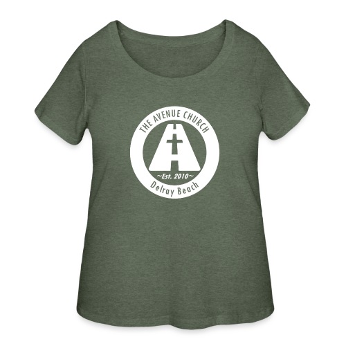 Avenue Church Seal, White - Women's Curvy T-Shirt