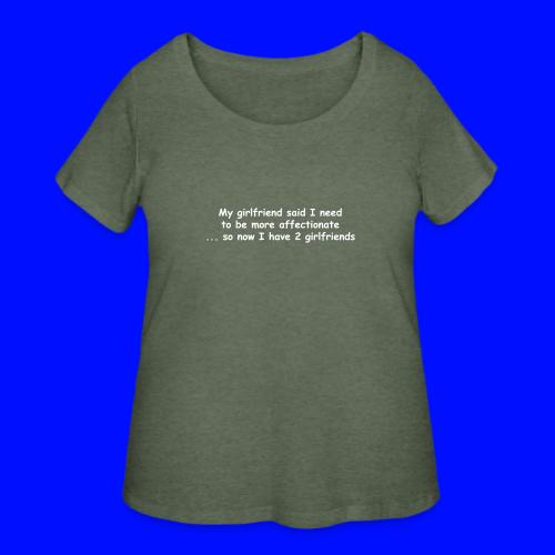 Affectionate - 2 Girlfriends - Women's Curvy T-Shirt