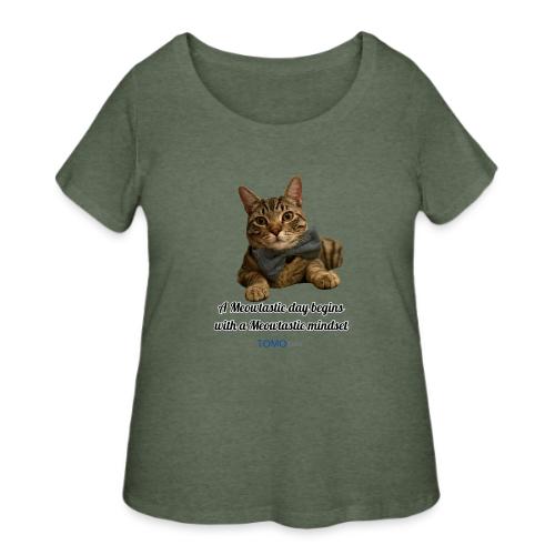 Meowtastic Mindset - Women's Curvy T-Shirt