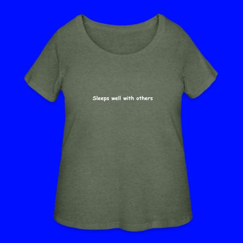 Sleeps Well - Women's Curvy T-Shirt