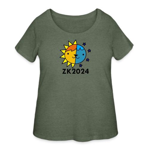 ZK2024 Sun & Moon - Women's Curvy T-Shirt