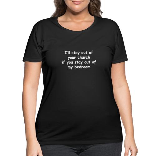 Church - Bedroom - Women's Curvy T-Shirt
