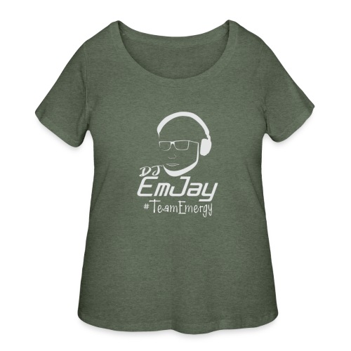 DJ EmJay Team EMergy - Women's Curvy T-Shirt