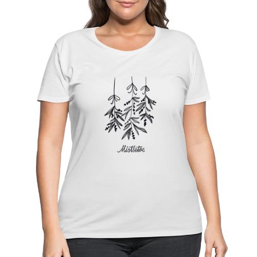 Mistletoe - Women's Curvy T-Shirt