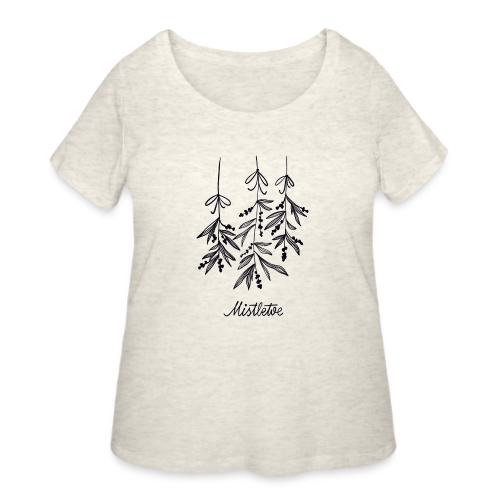 Mistletoe - Women's Curvy T-Shirt