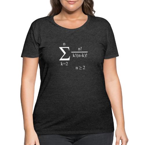 Poly Formula (white) - Women's Curvy T-Shirt