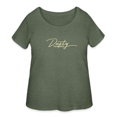 Dusty Thunder Logo - Color Changeable - Women's Curvy T-Shirt