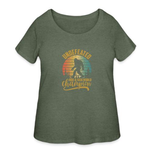 Undefeated Hide and Seek World Champ - Women's Curvy T-Shirt