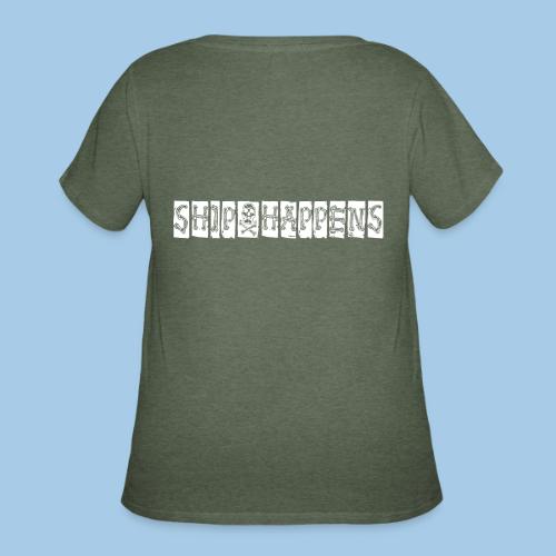 Ship X Happens - Women's Curvy T-Shirt