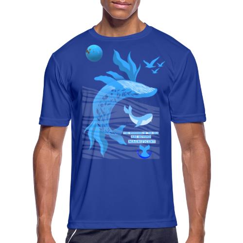 The Wonders Of The Sea - Men's Moisture Wicking Performance T-Shirt
