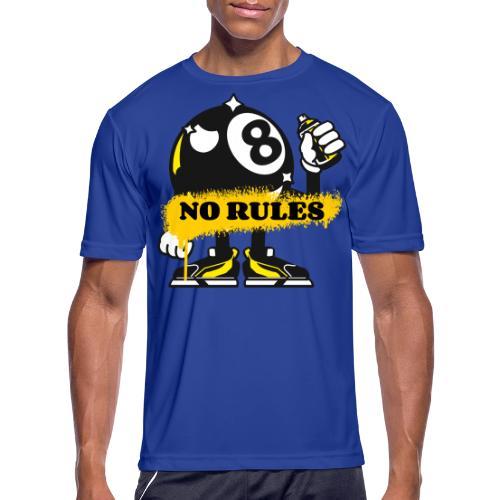No Rules 8 Ball - Men's Moisture Wicking Performance T-Shirt