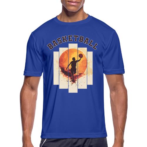 Basketball again and again - Men's Moisture Wicking Performance T-Shirt