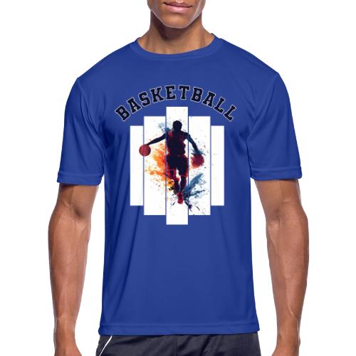 Basketball Never Stops - Men's Moisture Wicking Performance T-Shirt