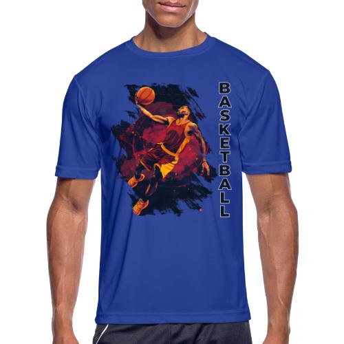 Basketball Charge - Men's Moisture Wicking Performance T-Shirt