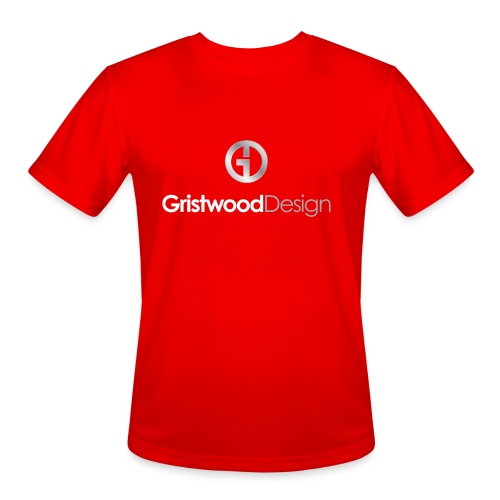 Gristwood Design Logo For Dark Fabric - Men's Moisture Wicking Performance T-Shirt