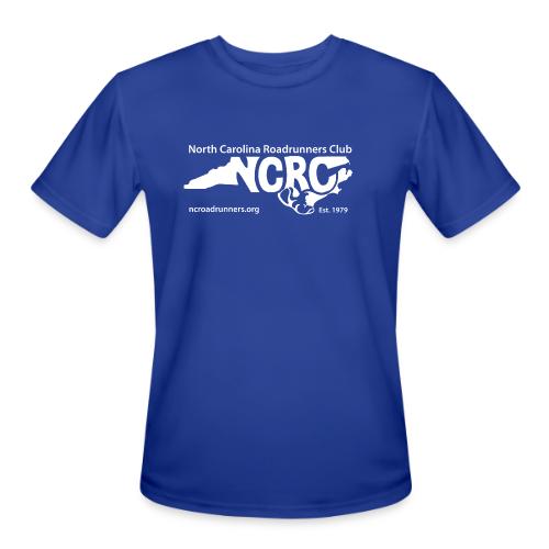 NCRC White Logo1 - Men's Moisture Wicking Performance T-Shirt