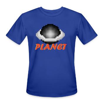 PLANET - Men's Moisture Wicking Performance T-Shirt - royal blue - Front - Jackson (183cm)