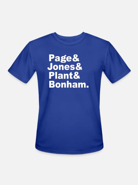 PAGE JONES PLANT BONHAM - Men's Moisture Wicking Performance T-Shirt - royal blue
