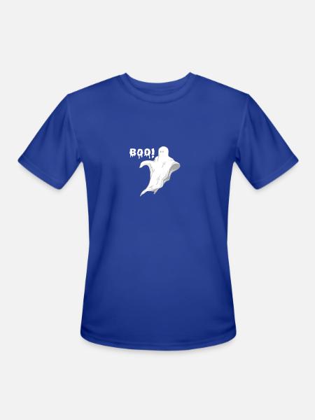 BOO - Men's Moisture Wicking Performance T-Shirt - royal blue