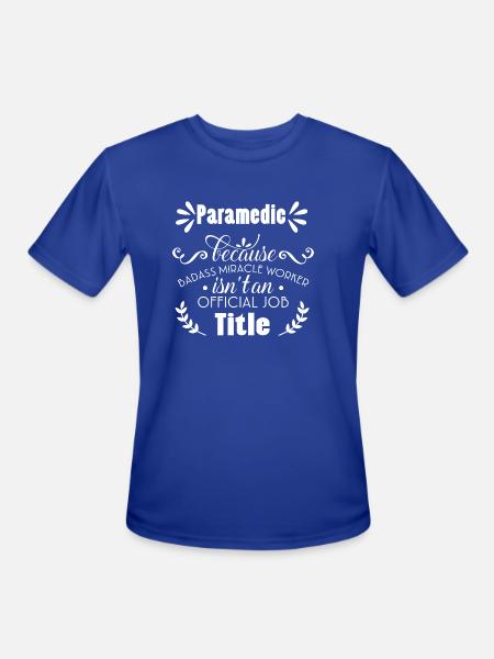 Paramedic - Men's Moisture Wicking Performance T-Shirt - royal blue