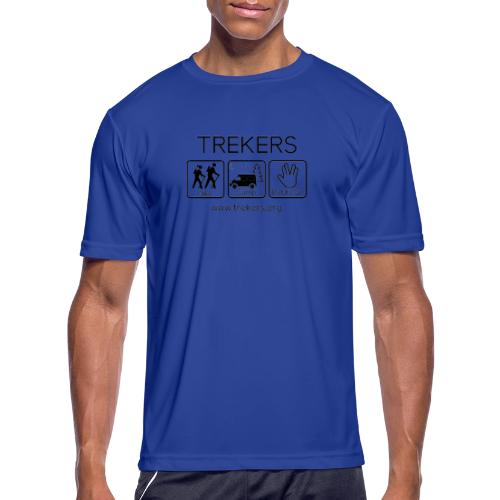 Trekers black logo - Men's Moisture Wicking Performance T-Shirt