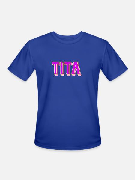 tita - Men's Moisture Wicking Performance T-Shirt - royal blue
