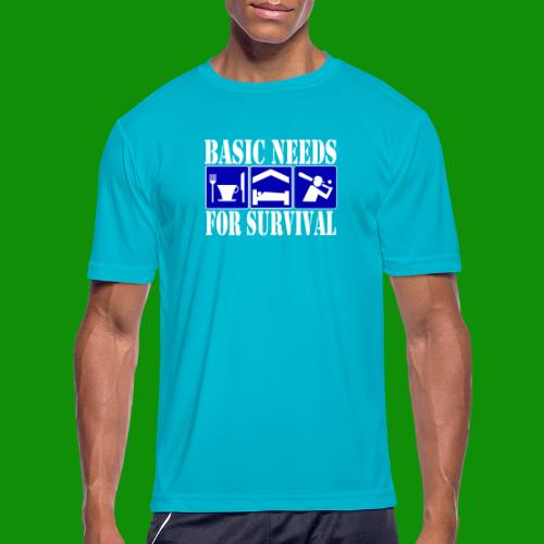 Softball/Baseball Basic Needs - Men's Moisture Wicking Performance T-Shirt
