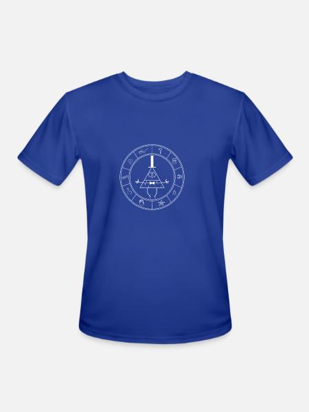Bill Cipher logo - Men's Moisture Wicking Performance T-Shirt - royal blue