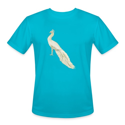 White peacock - Men's Moisture Wicking Performance T-Shirt