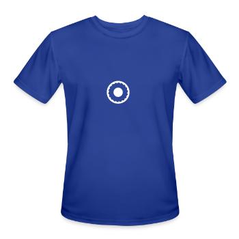 Form 4 - Men's Moisture Wicking Performance T-Shirt - royal blue - Front - Jackson (183cm)