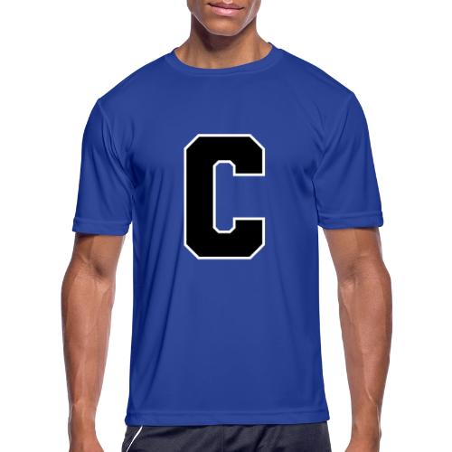 Varsity Letter C Collegiate Monogram - Men's Moisture Wicking Performance T-Shirt