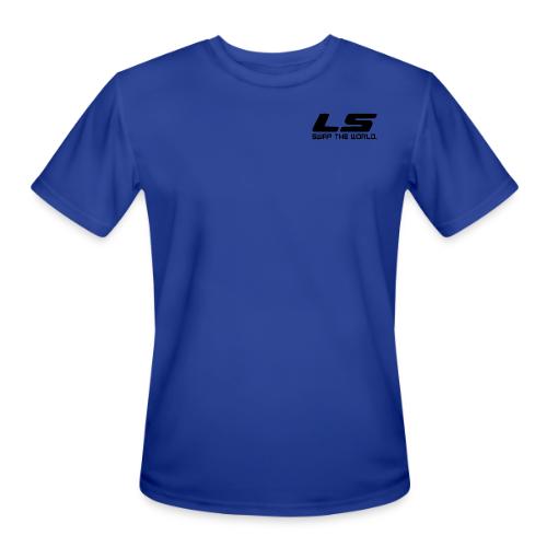 LS Swap The WORLD (Back and Front) - Men's Moisture Wicking Performance T-Shirt