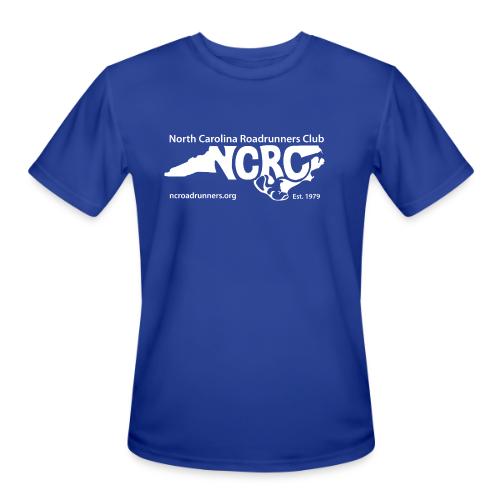 NCRC White Logo1 - Men's Moisture Wicking Performance T-Shirt