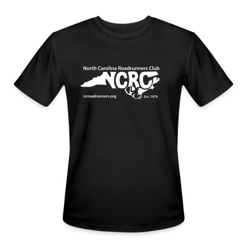 NCRC White Logo1 - Men's Moisture Wicking Performance T-Shirt