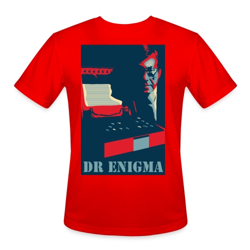 Dr Enigma+Enigma Machine - Men's Moisture Wicking Performance T-Shirt