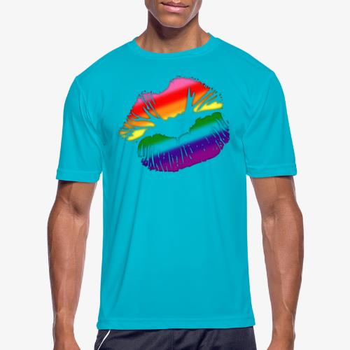 Original Gilbert Baker LGBTQ Love Rainbow Pride - Men's Moisture Wicking Performance T-Shirt