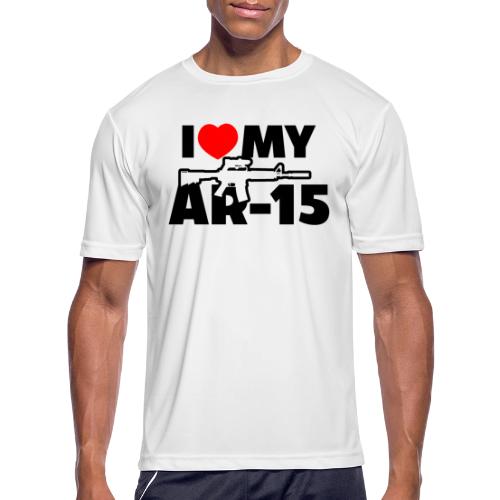 I LOVE MY AR-15 - Men's Moisture Wicking Performance T-Shirt