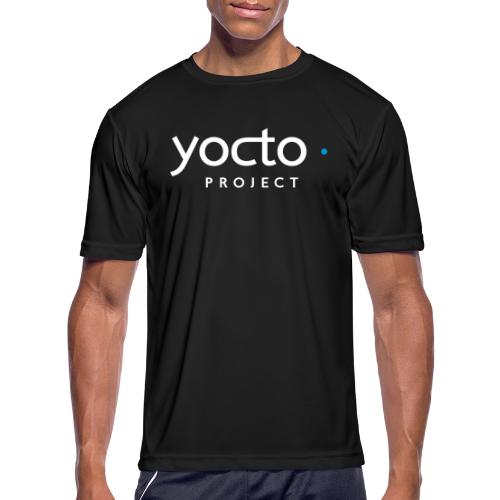 Yocto Project Logo (white) - Men's Moisture Wicking Performance T-Shirt