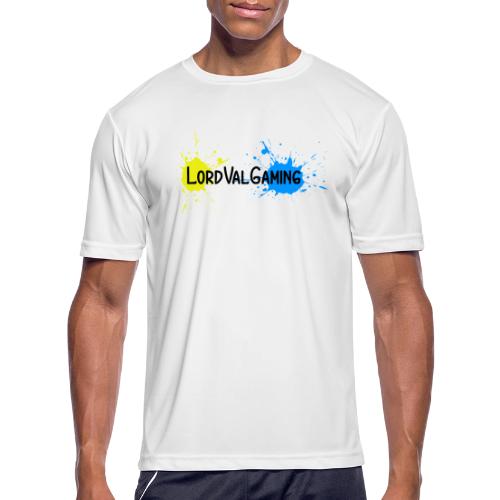 LVG Paint Splash Black - Men's Moisture Wicking Performance T-Shirt