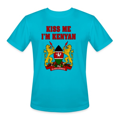 Kiss Me, I'm Kenyan - Men's Moisture Wicking Performance T-Shirt