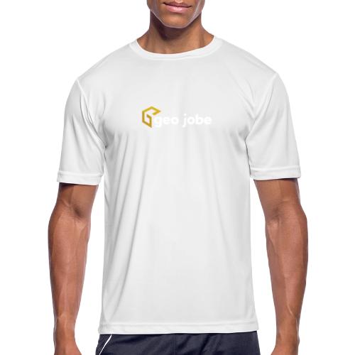 GEO Jobe Corp Logo White Text - Men's Moisture Wicking Performance T-Shirt