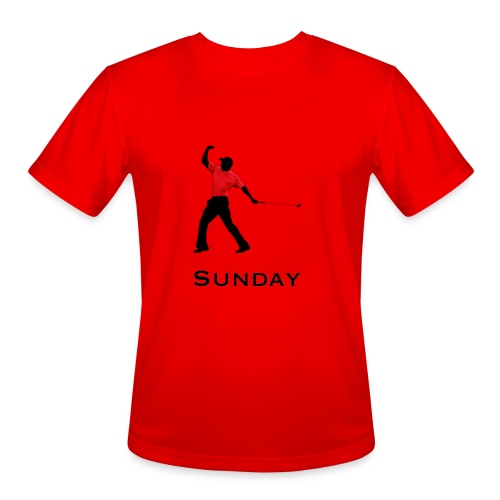 Sunday Red - Men's Moisture Wicking Performance T-Shirt