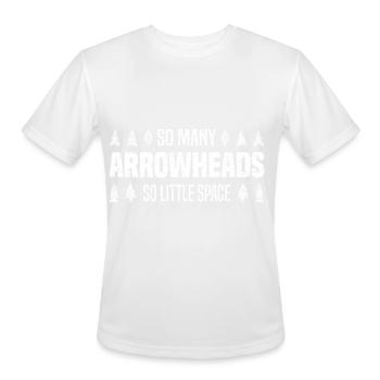 Arrowheads Collecting Arrowhead Hunting Gift Ideas - Men's Moisture Wicking Performance T-Shirt - white - Front - Jackson (183cm)