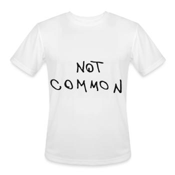 Not Common - Men's Moisture Wicking Performance T-Shirt - white - Front - Jackson (183cm)