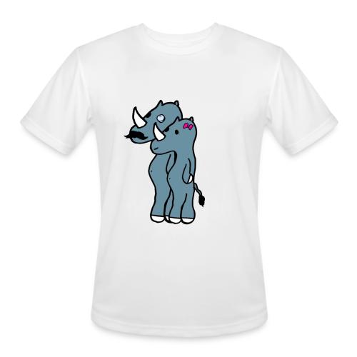 Rhino family - Men's Moisture Wicking Performance T-Shirt
